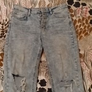 Stone washed jeans